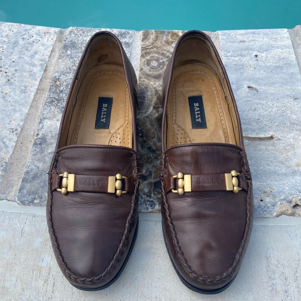Bally Men's Brown Loafers size 9 D